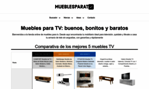 Mueblesparatv.top thumbnail