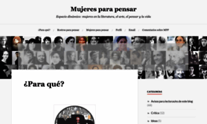 Mujeresparapensar.com thumbnail