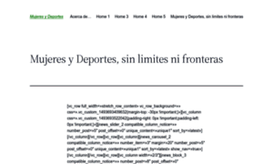 Mujeresydeportes.com thumbnail