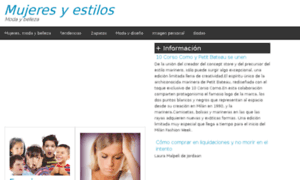 Mujeresyestilos.com thumbnail