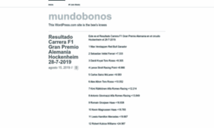 Mundobonos.wordpress.com thumbnail