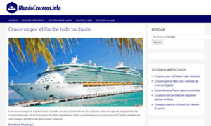 Mundocruceros.info thumbnail