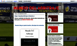 Mundodelarbitraje.blogspot.com thumbnail