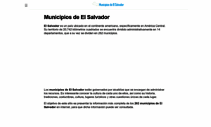 Municipiosdeelsalvador.com thumbnail