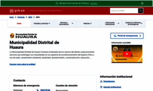 Munihuaura.gob.pe thumbnail