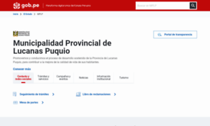 Munipuquio.gob.pe thumbnail
