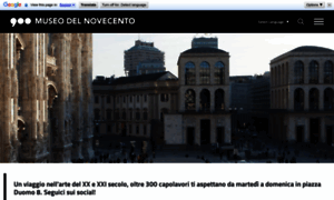 Museodelnovecento.org thumbnail
