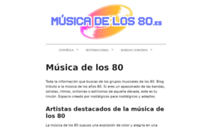 Musicadelos80.es thumbnail