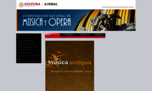 Musicayopera.bellasartes.gob.mx thumbnail