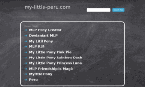 My-little-peru.com thumbnail