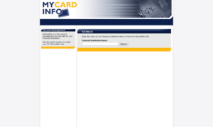 Mycardinfo.com thumbnail