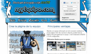 Myequipo.com thumbnail
