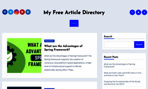 Myfreearticledirectory.com thumbnail