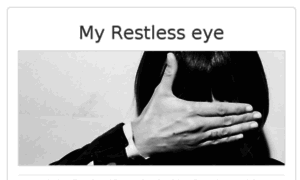 Myrestlesseye.com thumbnail