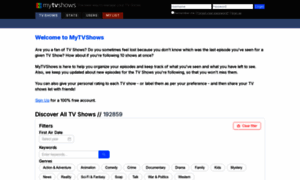Mytvshows.org thumbnail