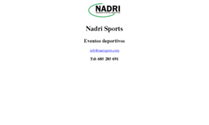 Nadrisports.com thumbnail