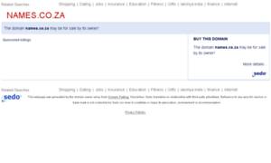 Names.co.za thumbnail