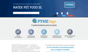 Natex-pet-food.pymes.com thumbnail