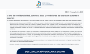 Navegadorseguro.ceneval.edu.mx thumbnail