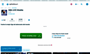 Nba-live-mobile.uptodown.com thumbnail