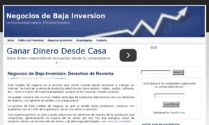 Negociosdebajainversion.net thumbnail