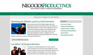 Negociosproductivos.org thumbnail