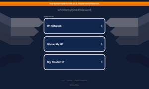 Net.whatismyipaddress.work thumbnail