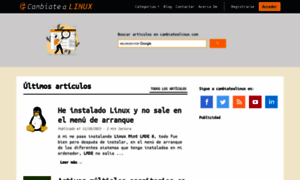 New.cambiatealinux.com thumbnail
