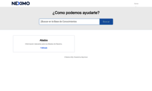 Neximo-ayuda.helpscoutdocs.com thumbnail