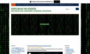 Noexisteesteblog.wordpress.com thumbnail