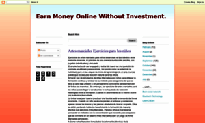 Noinvestment2earn.blogspot.com thumbnail