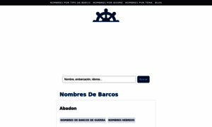 Nombresdebarcos.com thumbnail