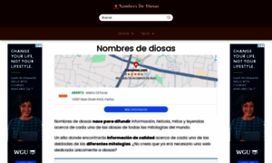 Nombresdediosas.com thumbnail