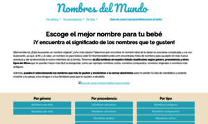 Nombresdelmundo.com thumbnail