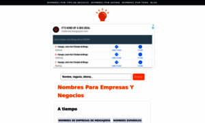 Nombresparamiempresa.com thumbnail