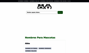 Nombresparamimascota.com thumbnail
