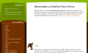 Nombresparaperros.org thumbnail