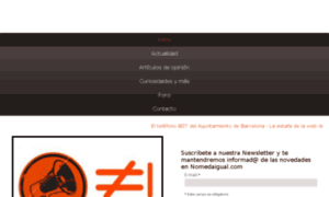 Nomedaigual.com thumbnail