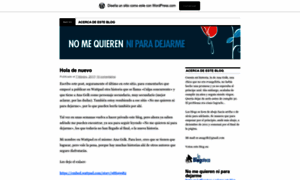 Nomequiereniparadejarme.wordpress.com thumbnail