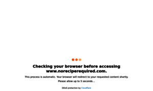 Noreciperequired.com thumbnail