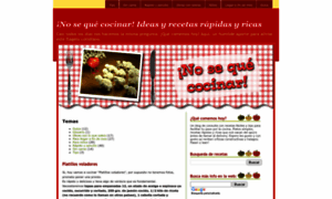 Nosequecocinar.blogspot.com thumbnail