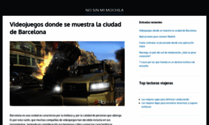 Nosinmimochila.com thumbnail