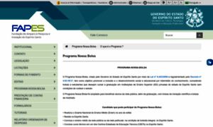 Nossabolsa.es.gov.br thumbnail