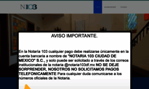 Notaria103df.mx thumbnail