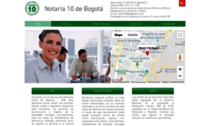 Notaria10debogota.com thumbnail