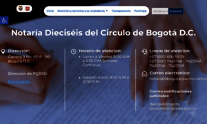 Notaria16bogota.com.co thumbnail