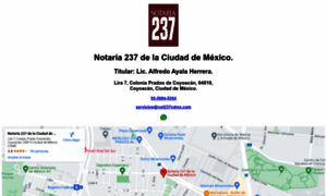 Notaria237df.mx thumbnail