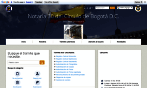 Notaria30bogota.com.co thumbnail