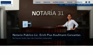 Notaria31bcs.com thumbnail