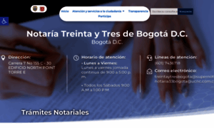 Notaria33bogota.com.co thumbnail